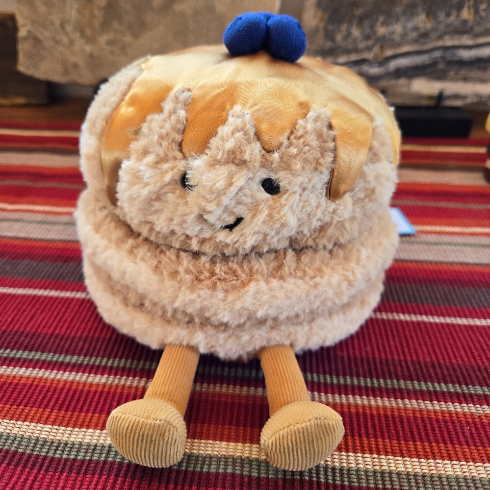 Jellycat Amuseables Fran Pancakes 5.x6.3x5.9" Soft & Plush NWT Authentic - Picture 4 of 7